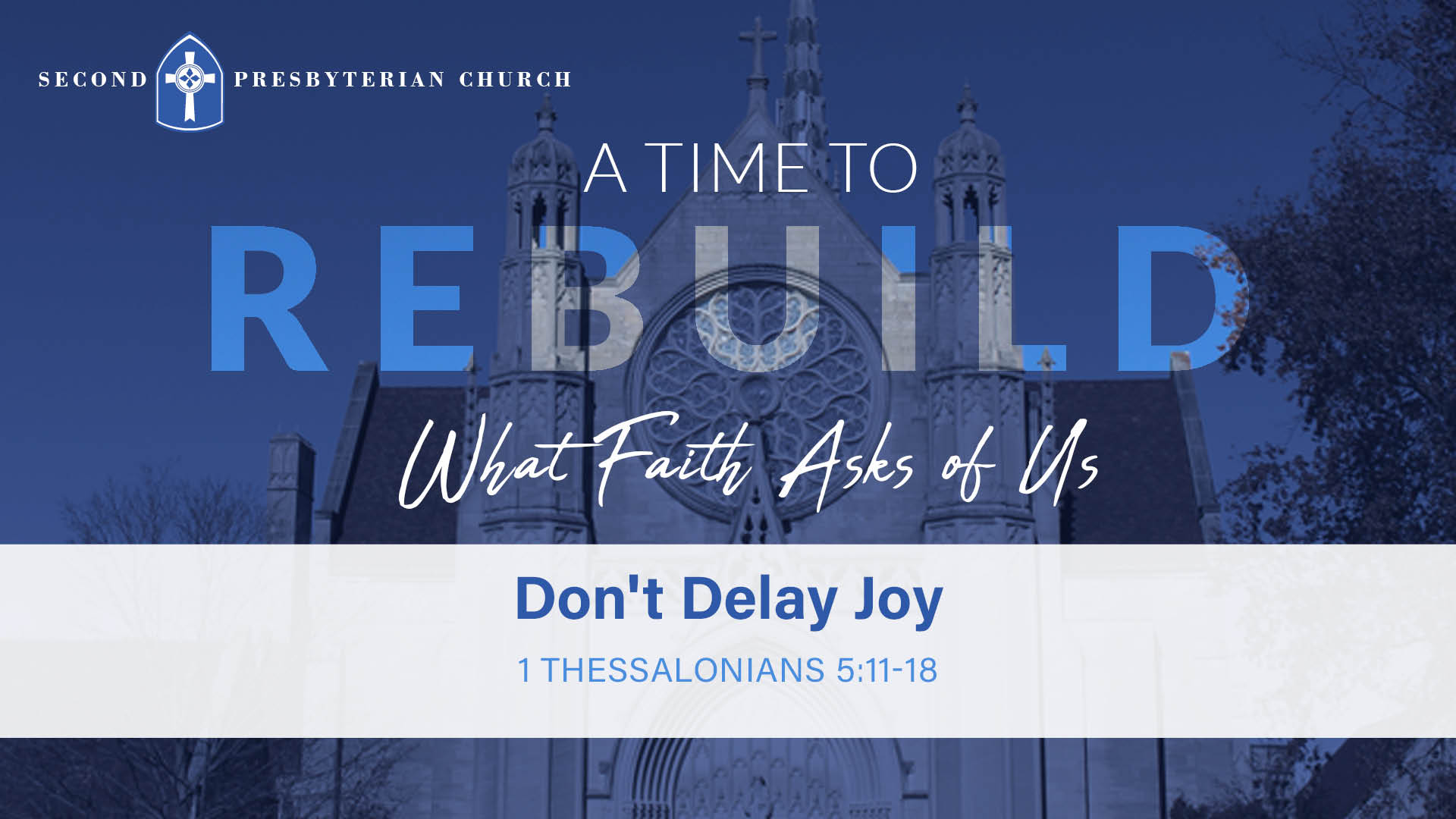 What Faith Asks of Us: Don't Delay Joy